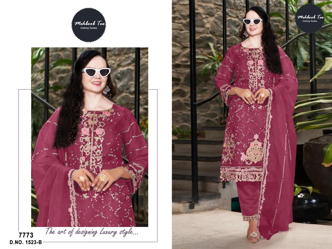 MEHMOOD TEX 1523 ABCD LATEST COLLECTION SUITS