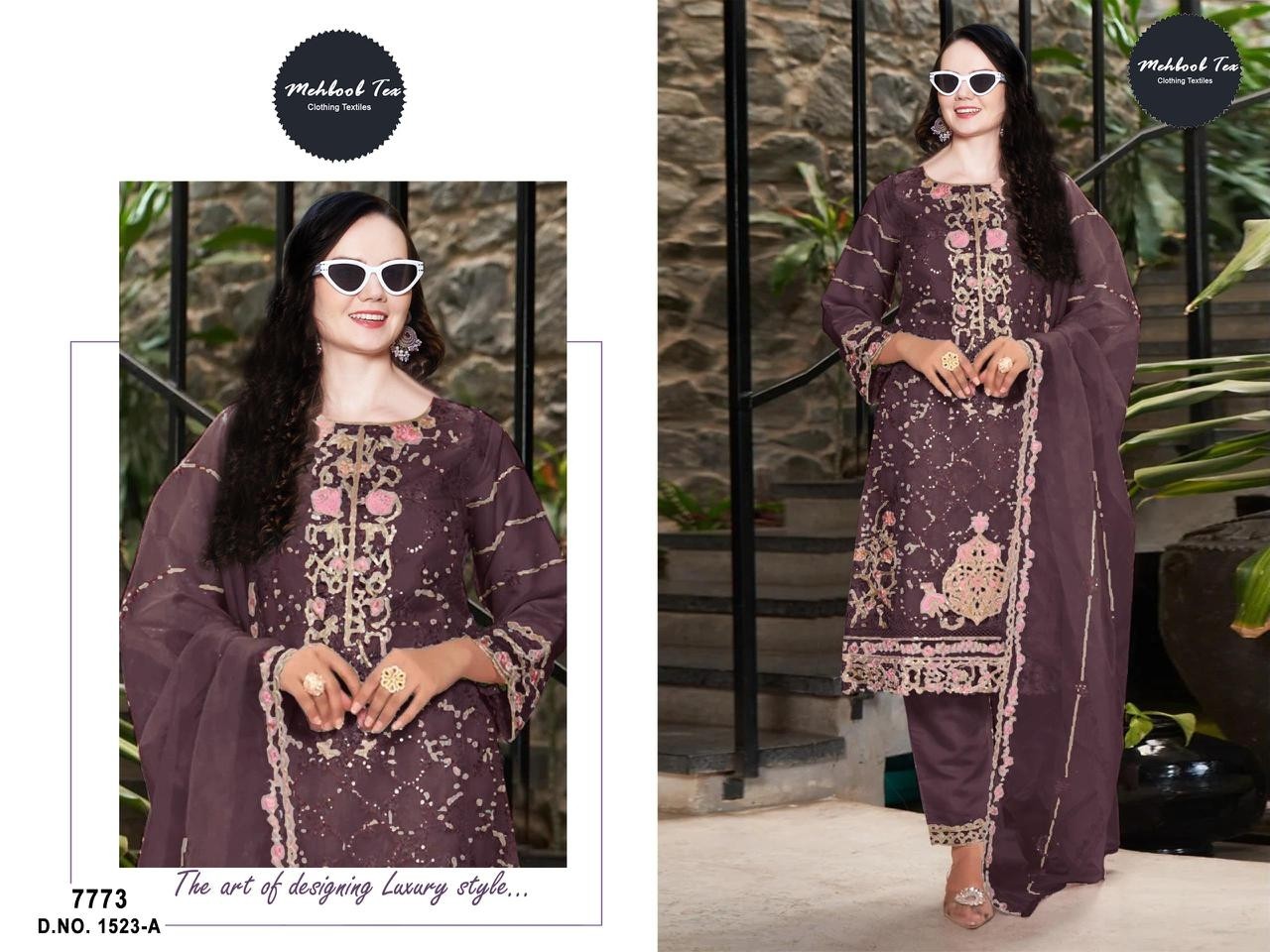 MEHMOOD TEX 1523 ABCD LATEST COLLECTION SUITS