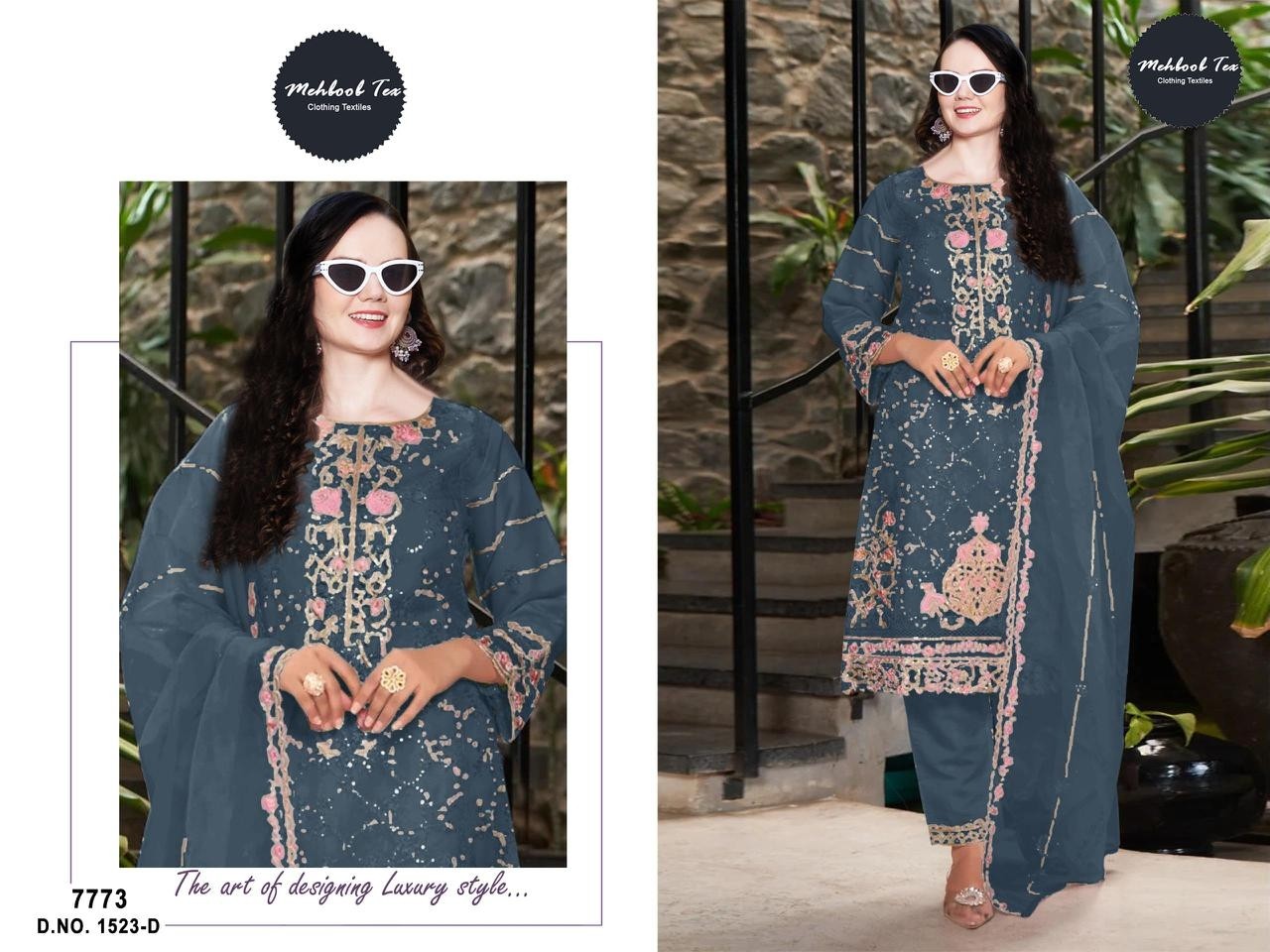 MEHMOOD TEX 1523 ABCD LATEST COLLECTION SUITS