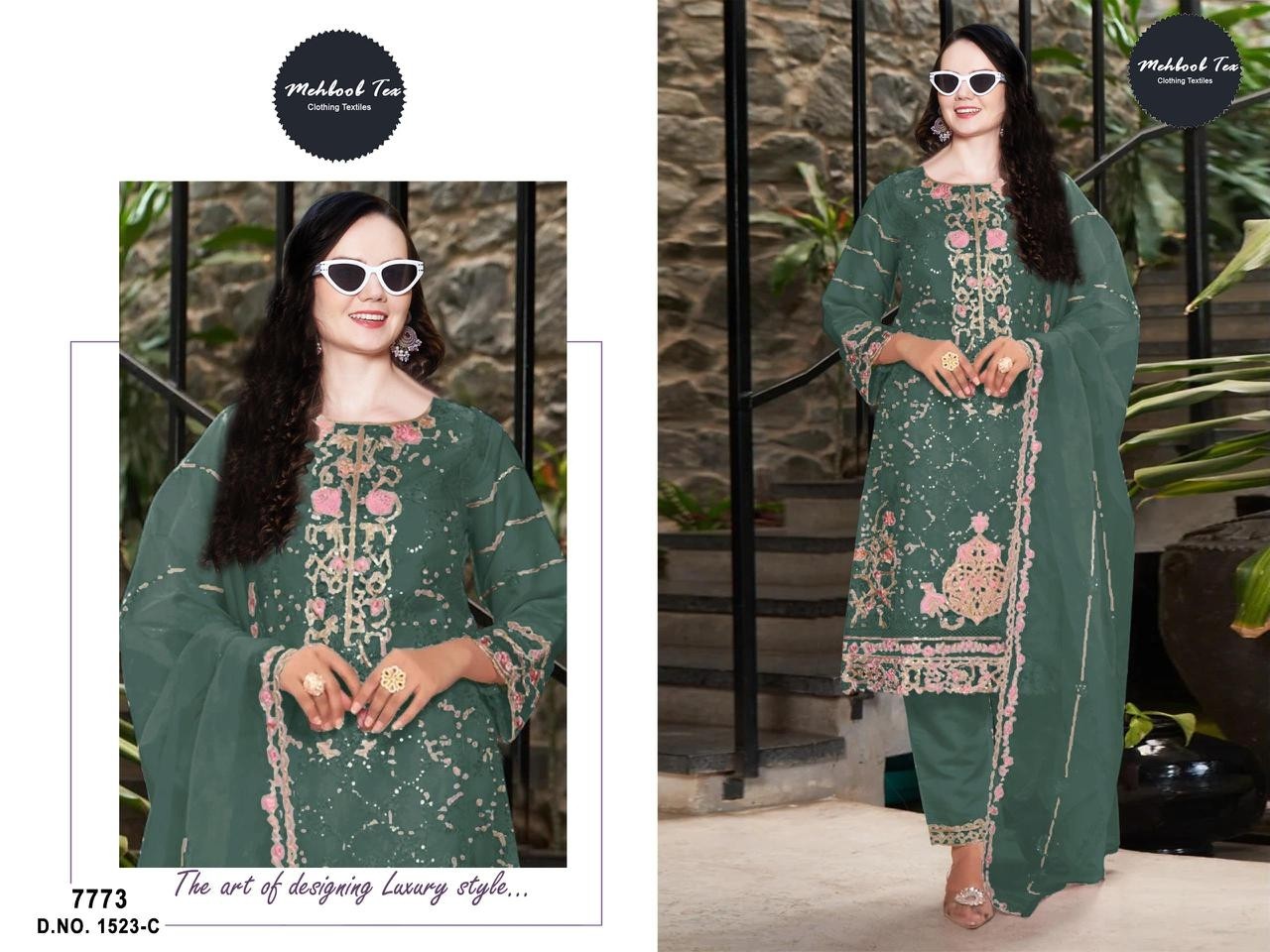 MEHMOOD TEX 1523 ABCD LATEST COLLECTION SUITS