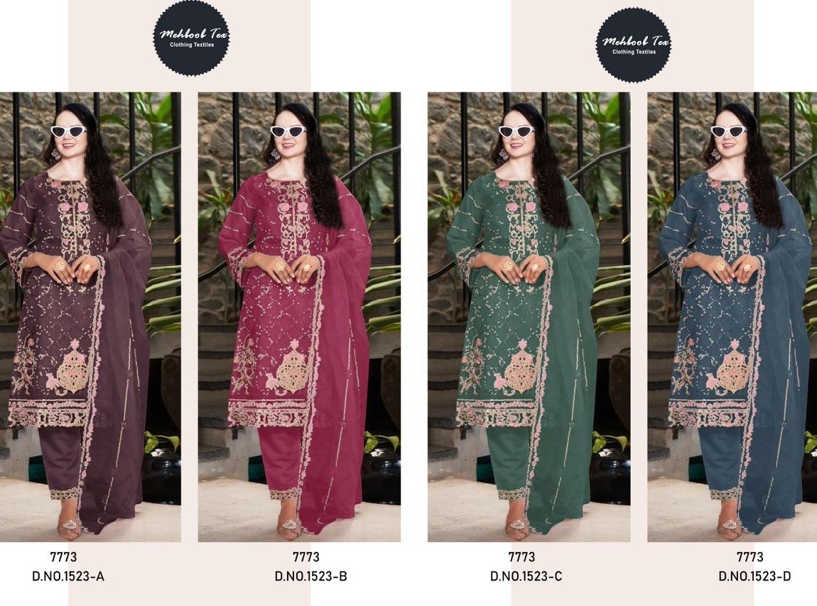 MEHMOOD TEX 1523 ABCD LATEST COLLECTION SUITS