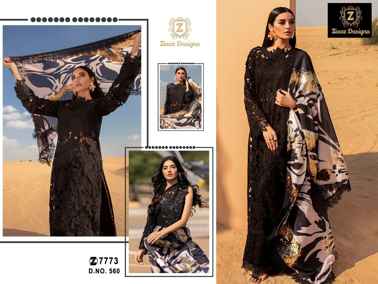 ZIAAZ DESIGNS 590 SALWAR SUITS WHOLESALE