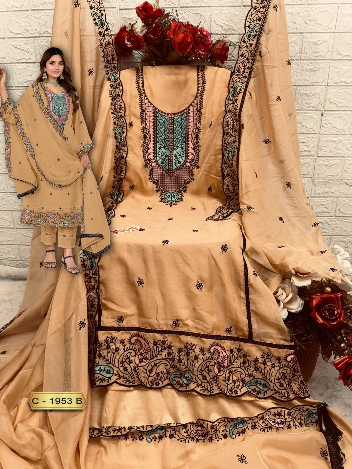 FEPIC ROSEMEEN C 1953 B HIT DESIGN SALWAR SUITS DEALER