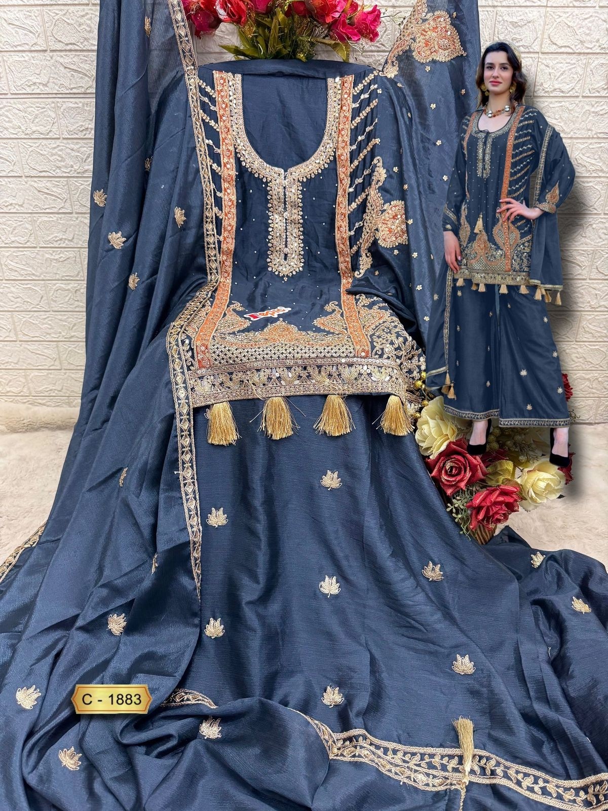 FEPIC ROSEMEEN C 1883 SALWAR SUITS SUPPLIER