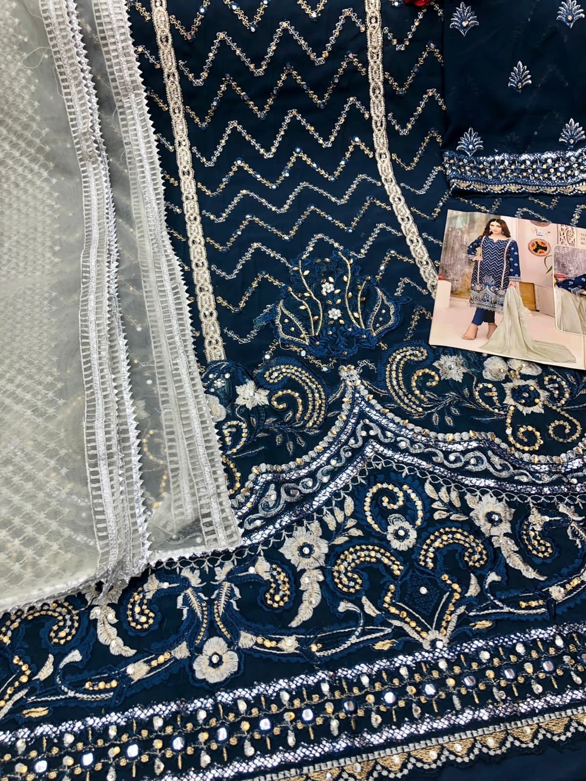 SHREE FABS S 410 B WHOLESALER PAKISTANI SUITS 