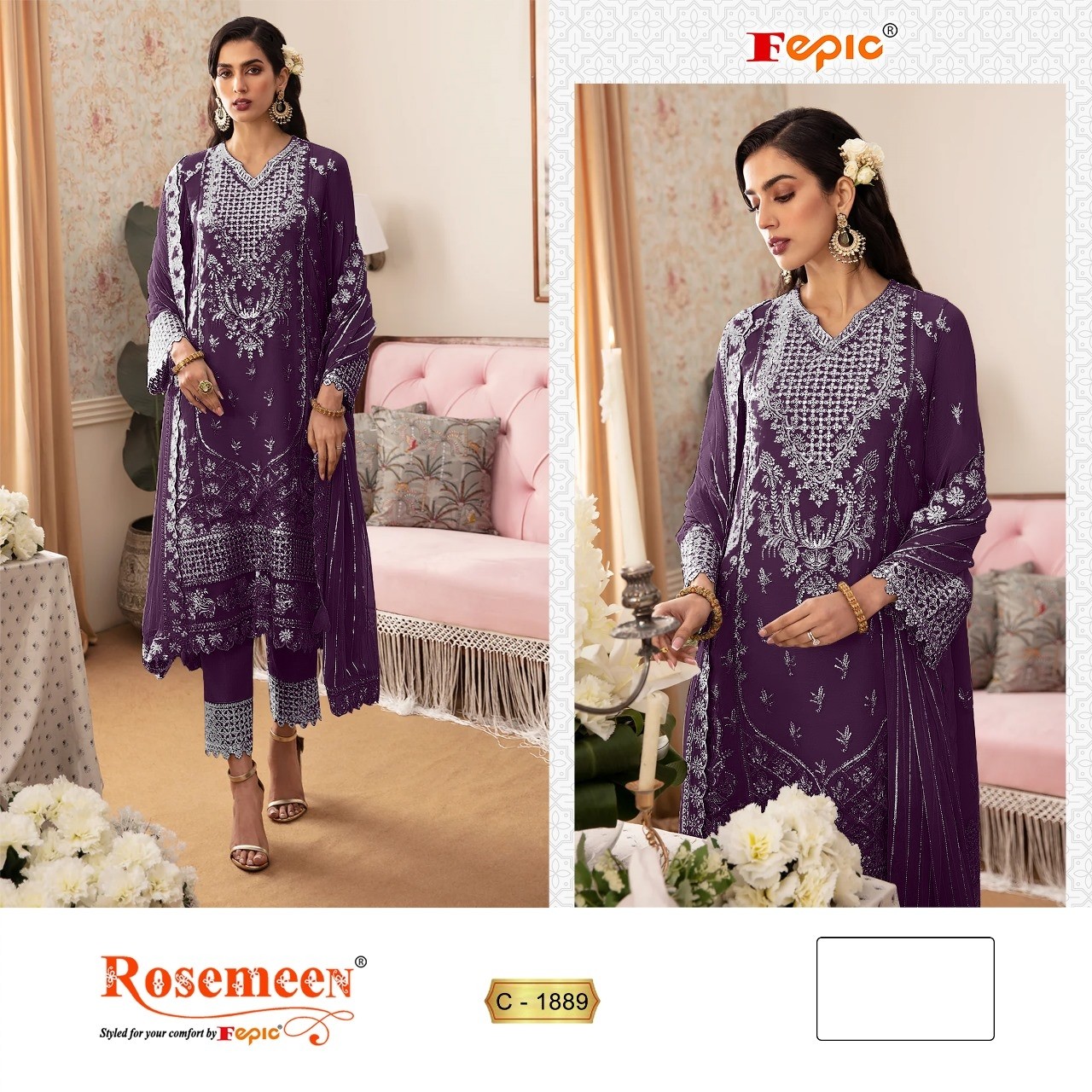FEPIC ROSEMEEN 1889 LATEST PAKISTANI SUITS