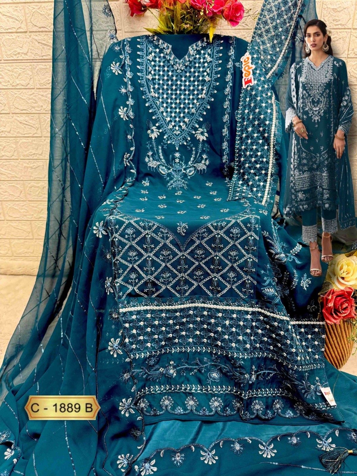 FEPIC ROSEMEEN 1889 B LATEST PAKISTANI SUITS