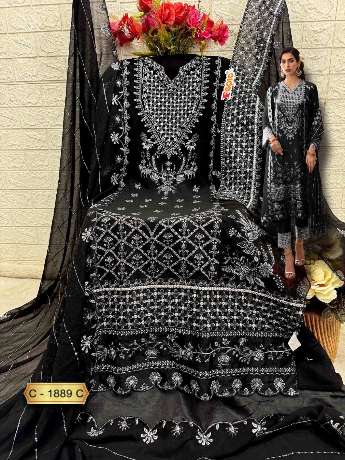 FEPIC ROSEMEEN 1889 C LATEST PAKISTANI SUITS ONLINE