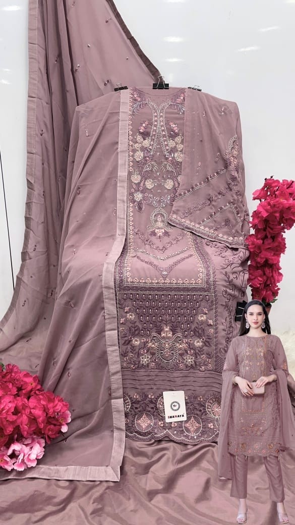 SHANAYA ROSE HAND CRAFT 201 B WHOLESALE PAKISTANI SUITS