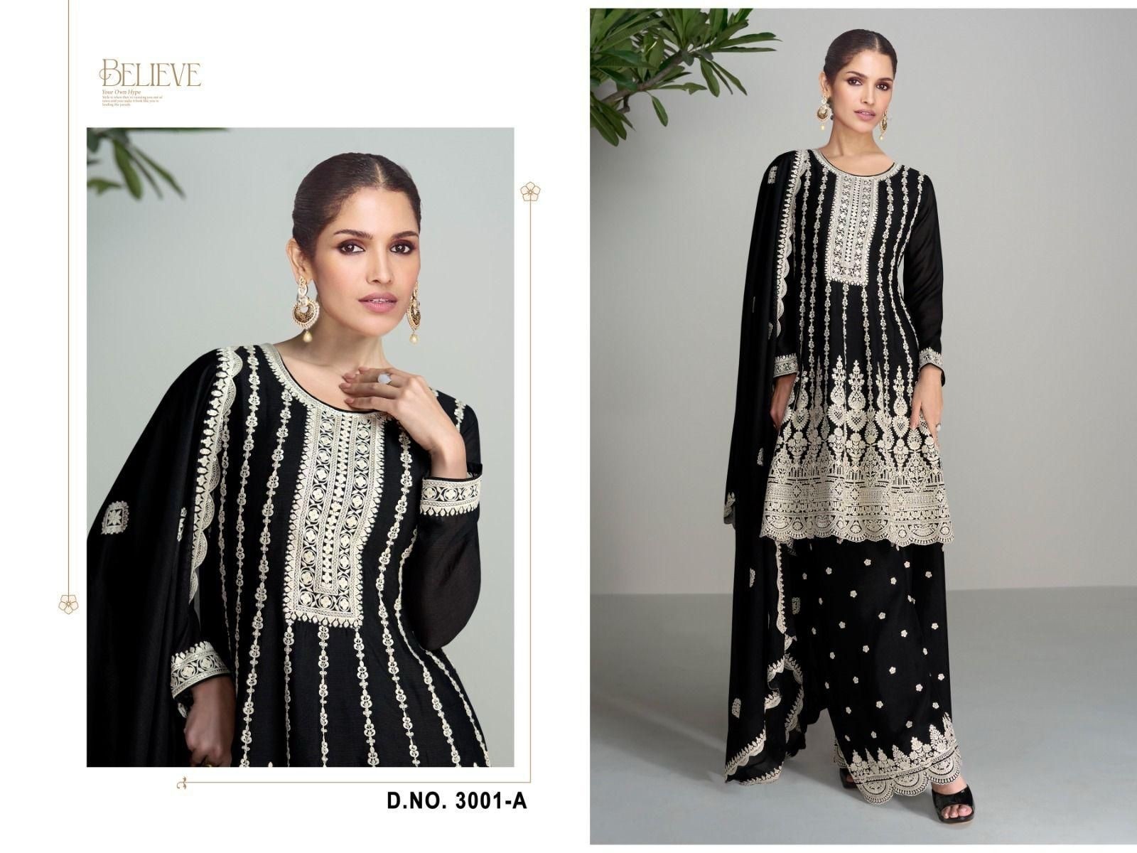 MEHBOOB TEX 3001 AB FULL STITCHED PAKISTANI SUITS