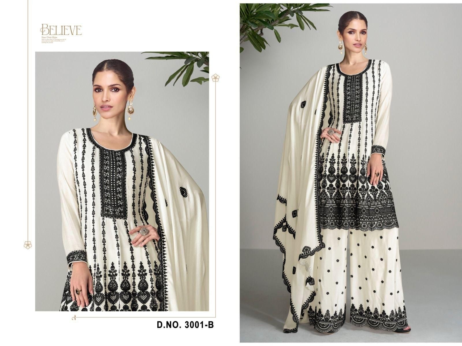MEHBOOB TEX 3001 AB FULL STITCHED PAKISTANI SUITS