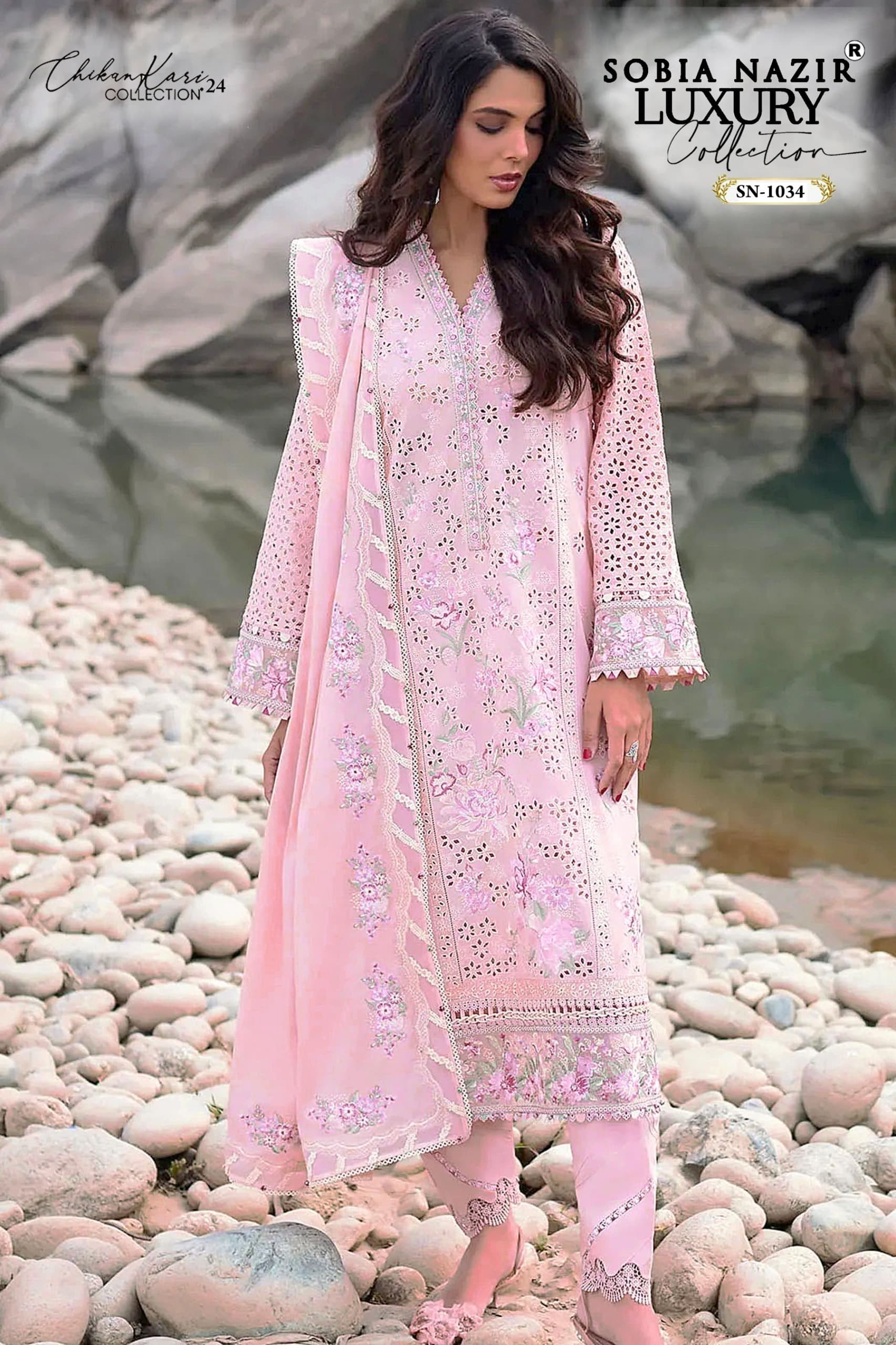 SOBIA NAZIR LUXURY SN 1034 PARTYWEAR PAKISTANI SALWAR SUITS