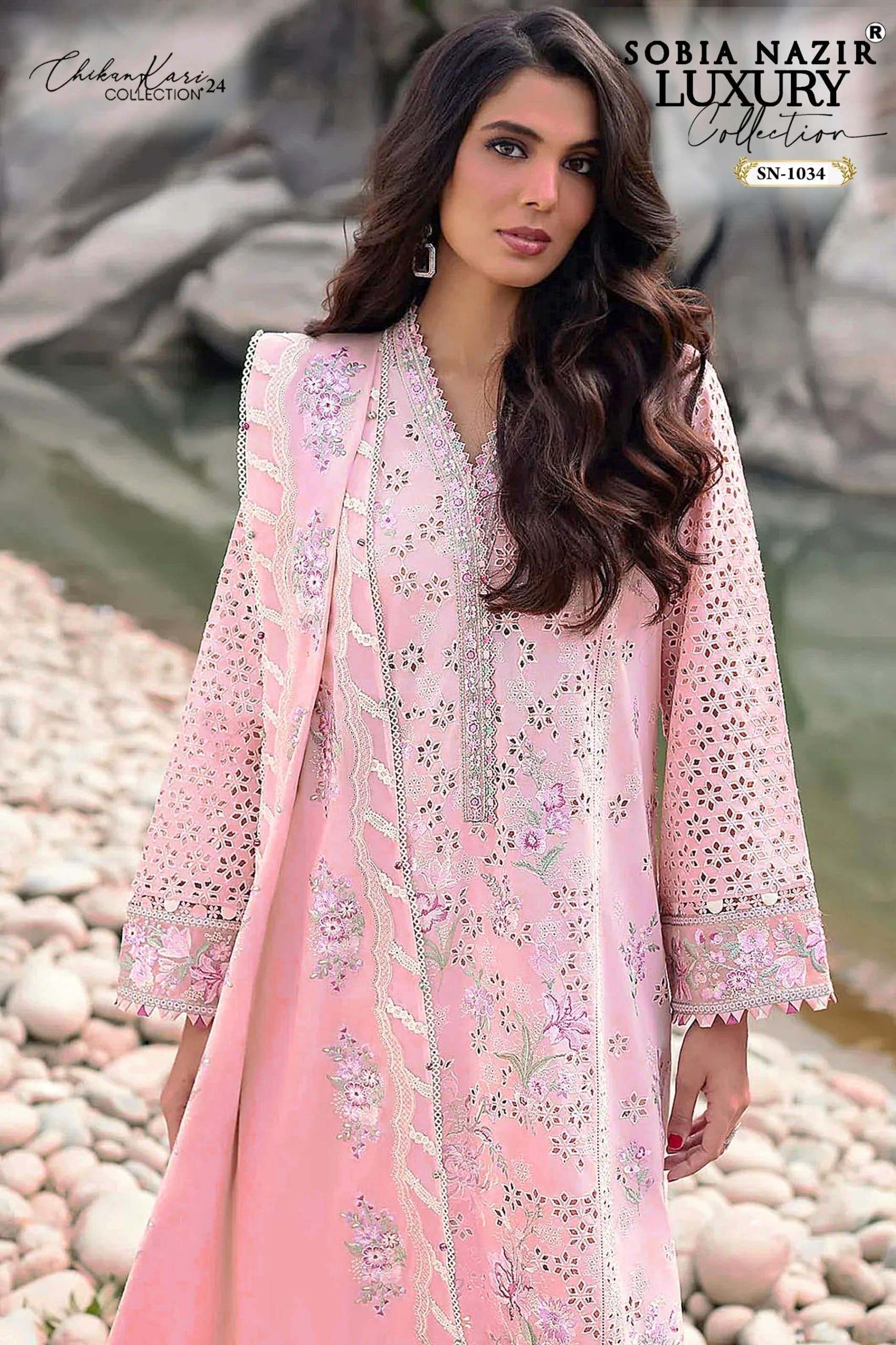 SOBIA NAZIR LUXURY SN 1034 PARTYWEAR PAKISTANI SALWAR SUITS