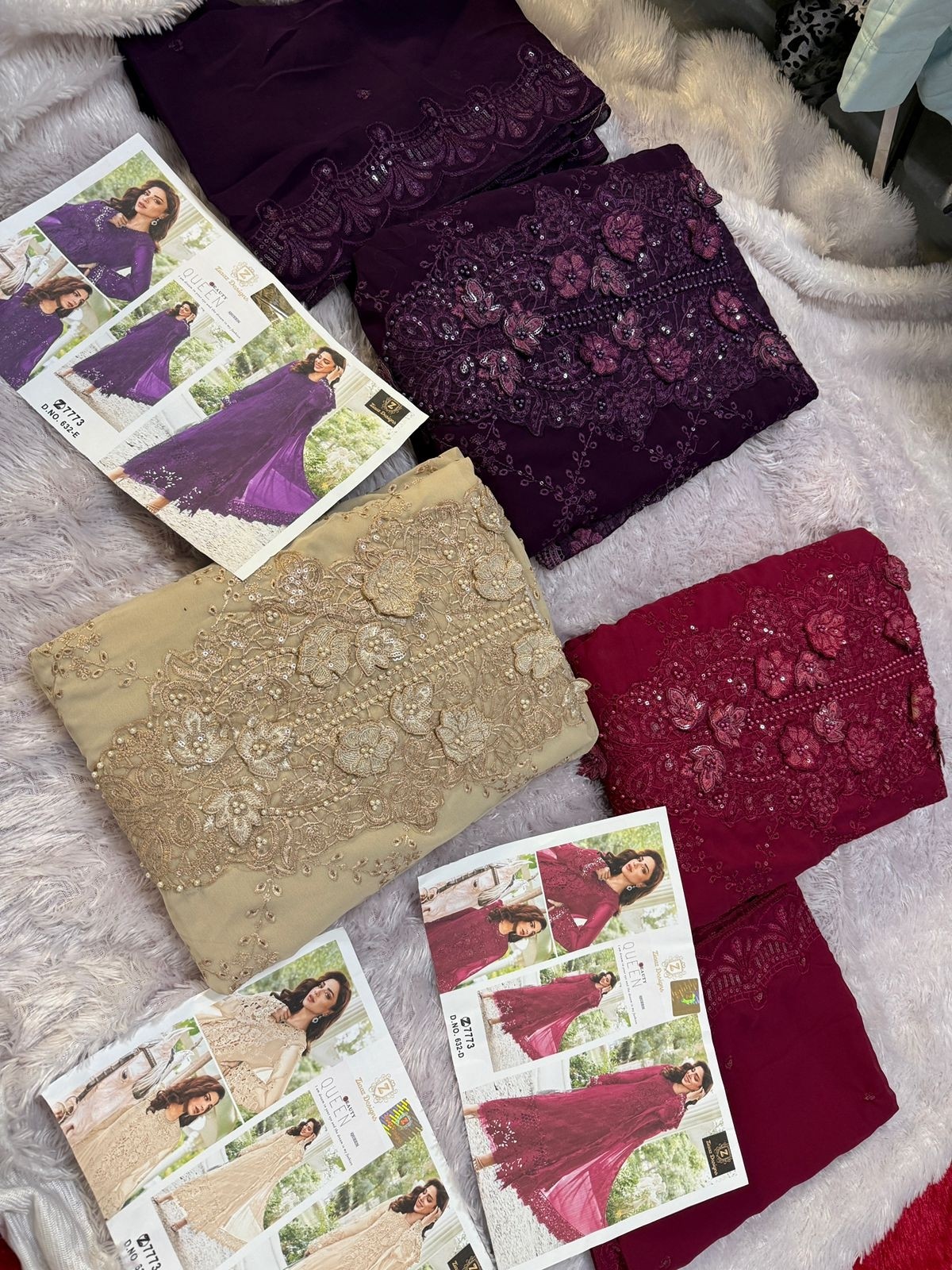 ZIAAZ DESIGNS 632 D BEST PAKISTANI SALWAR SUITS