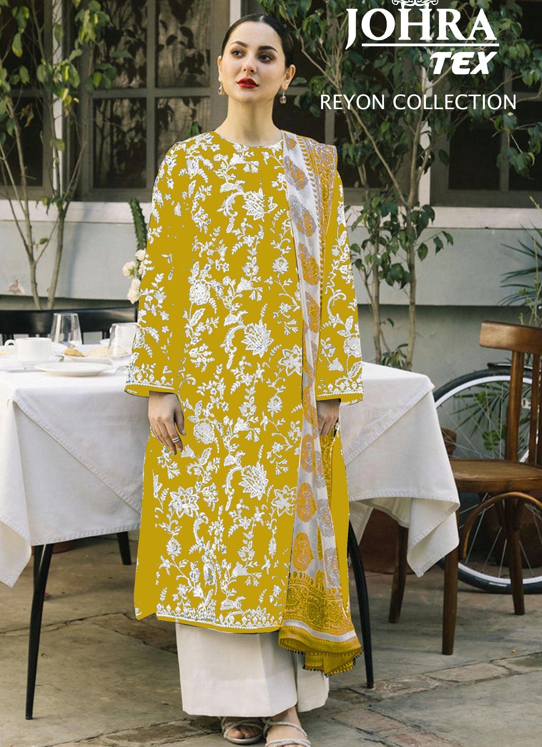JOHRA TEX JT 157 G REYON COLLECTION VOL 2 ONLINE PAKISTANI SALWAR SUITS