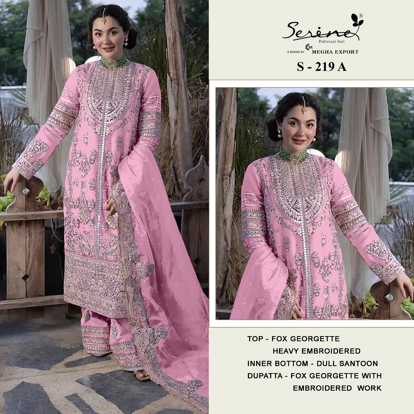 SERINE 219 A B HIT DESIGN PAKISTANI SALWAT SUITS