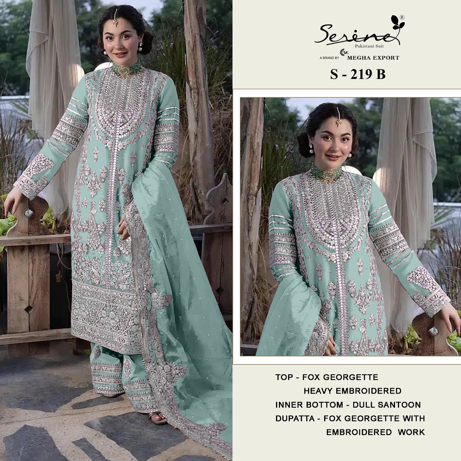SERINE 219 A B HIT DESIGN PAKISTANI SALWAT SUITS