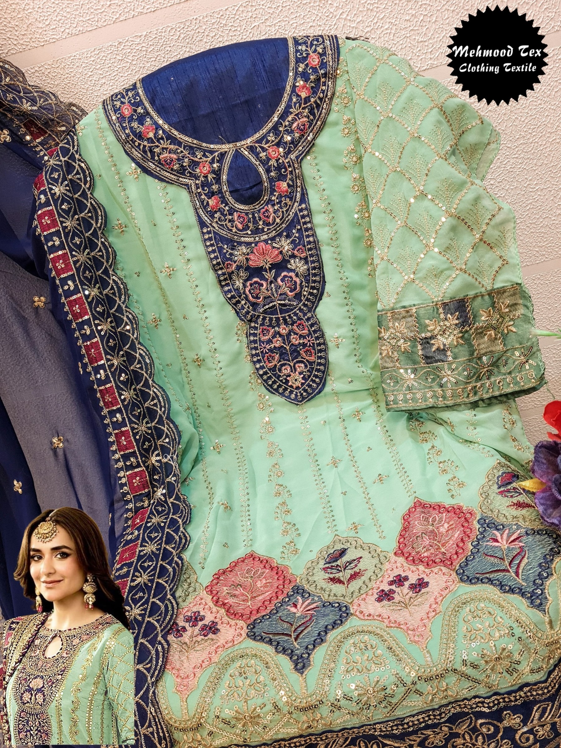 MEHMOOD TEX M 54 B PAKISTANI SALWAR SUITS ONLINE SHOPPING