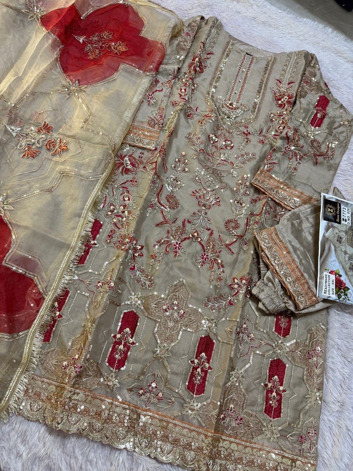 ZIAAZ DESIGNS 535 SALWAR SUITS LATEST