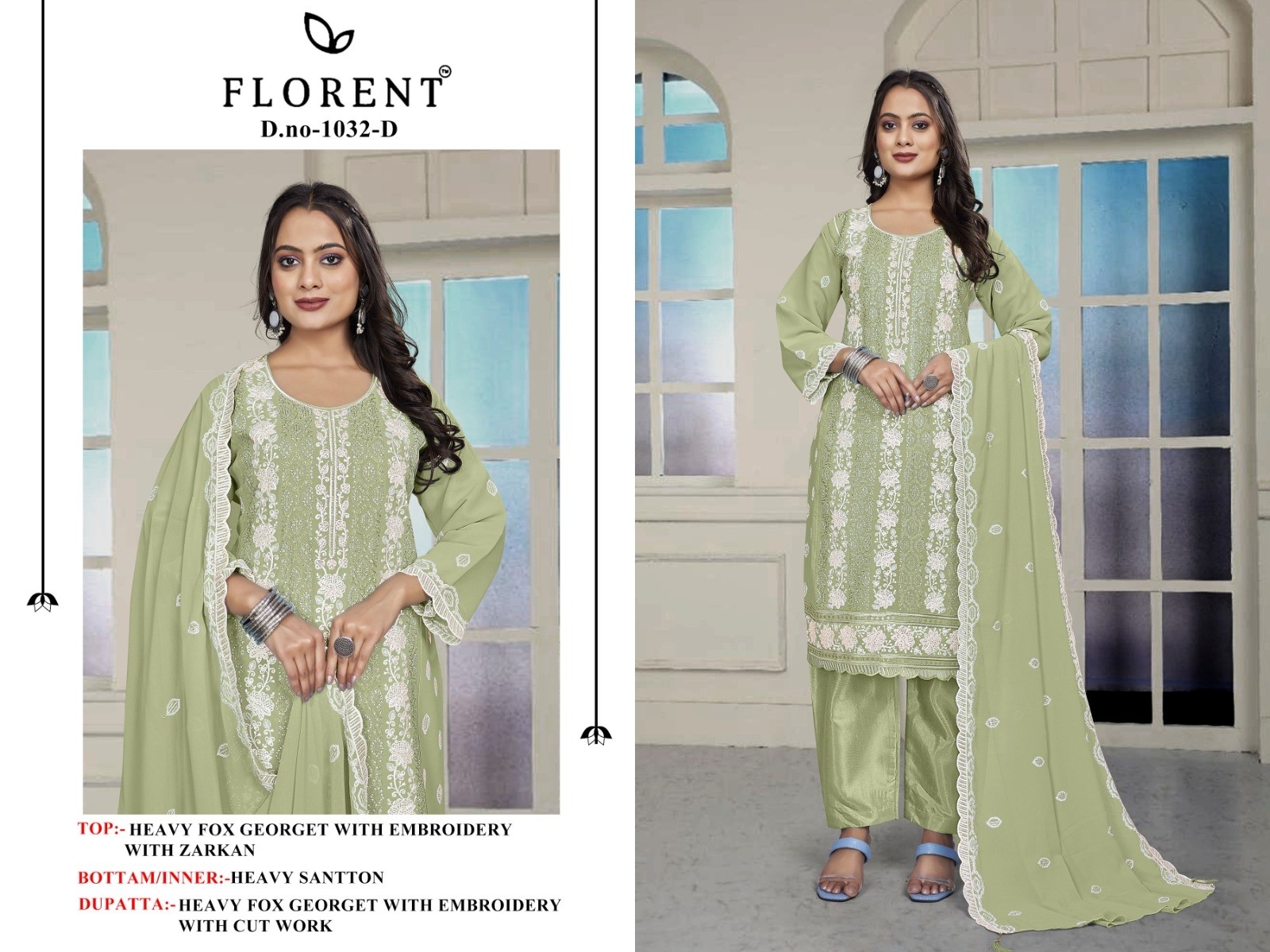 FLORENT 1032 C D SALWAR SUITS FANCY DESIGN ONLINE