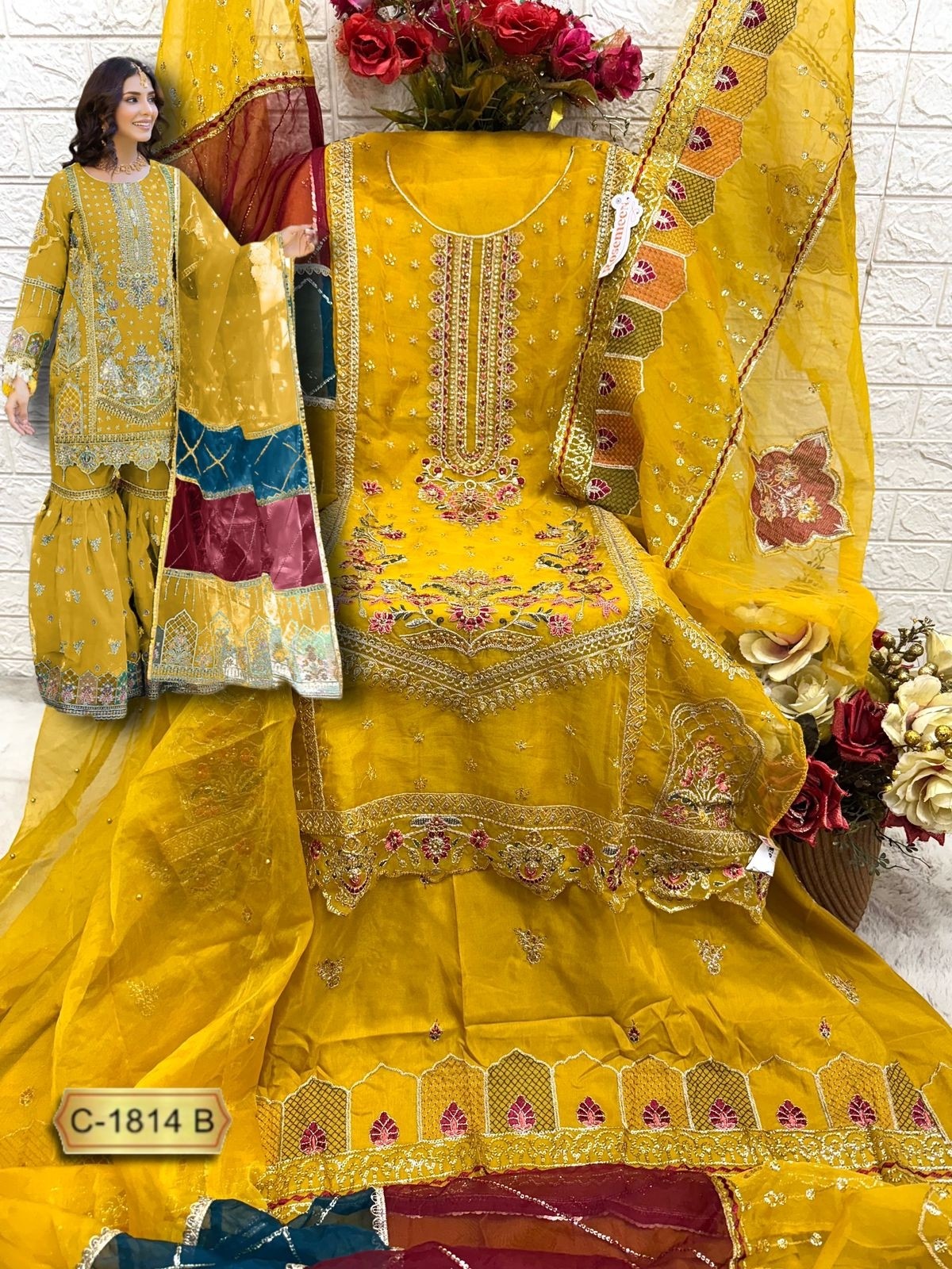 FEPIC ROSEMEEN 1814 B C FANCY DESIGN SALWAR SUITS