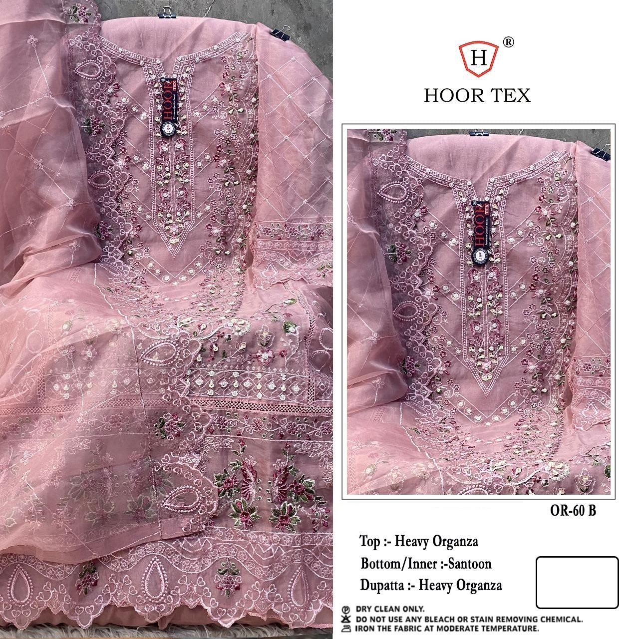 HOOR TEX OR 60 A B C D FANCY SALWAR SUITS 