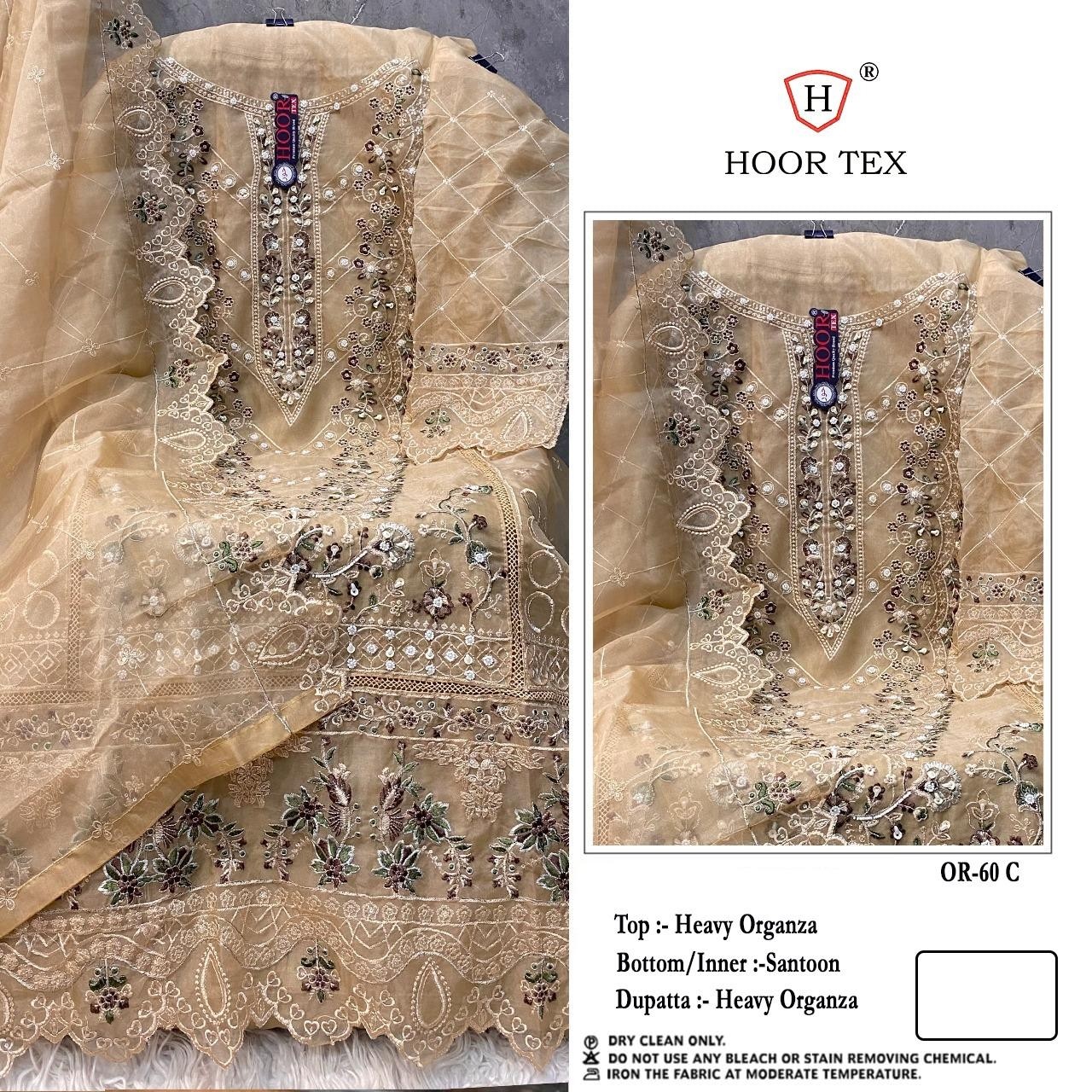 HOOR TEX OR 60 A B C D FANCY SALWAR SUITS 