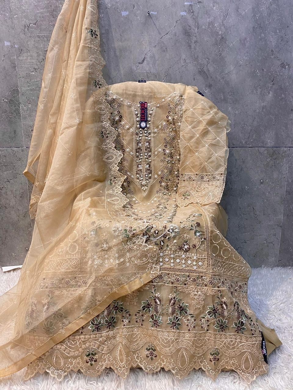HOOR TEX OR 60 A B C D FANCY SALWAR SUITS 