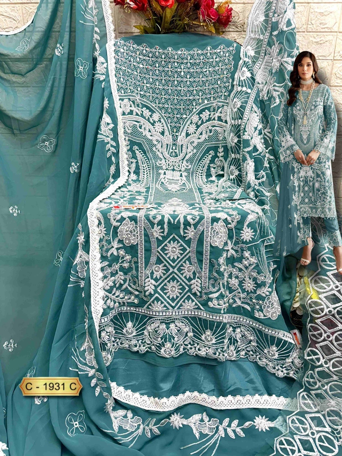 FEPIC ROSEMEEN C 1931 BC SUPLIER SINGLE PIECE BUY PAKISTANI SUITS