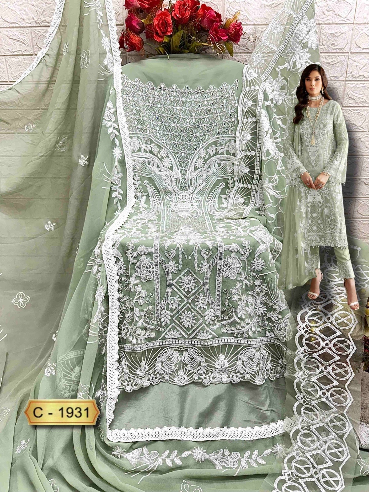 FEPIC ROSEMEEN C 1931 BC SUPLIER SINGLE PIECE BUY PAKISTANI SUITS