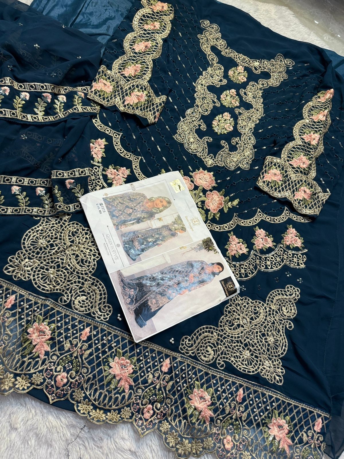 ZIAAZ DESIGNS 683 PARTYWEAR DEALER BUY PAKISTANI SUITS