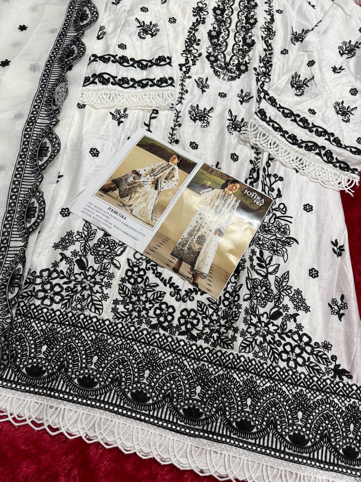 JOHRA TEX JT 158 DEALER WHOLESALE BUY PAKISTANI SUITS