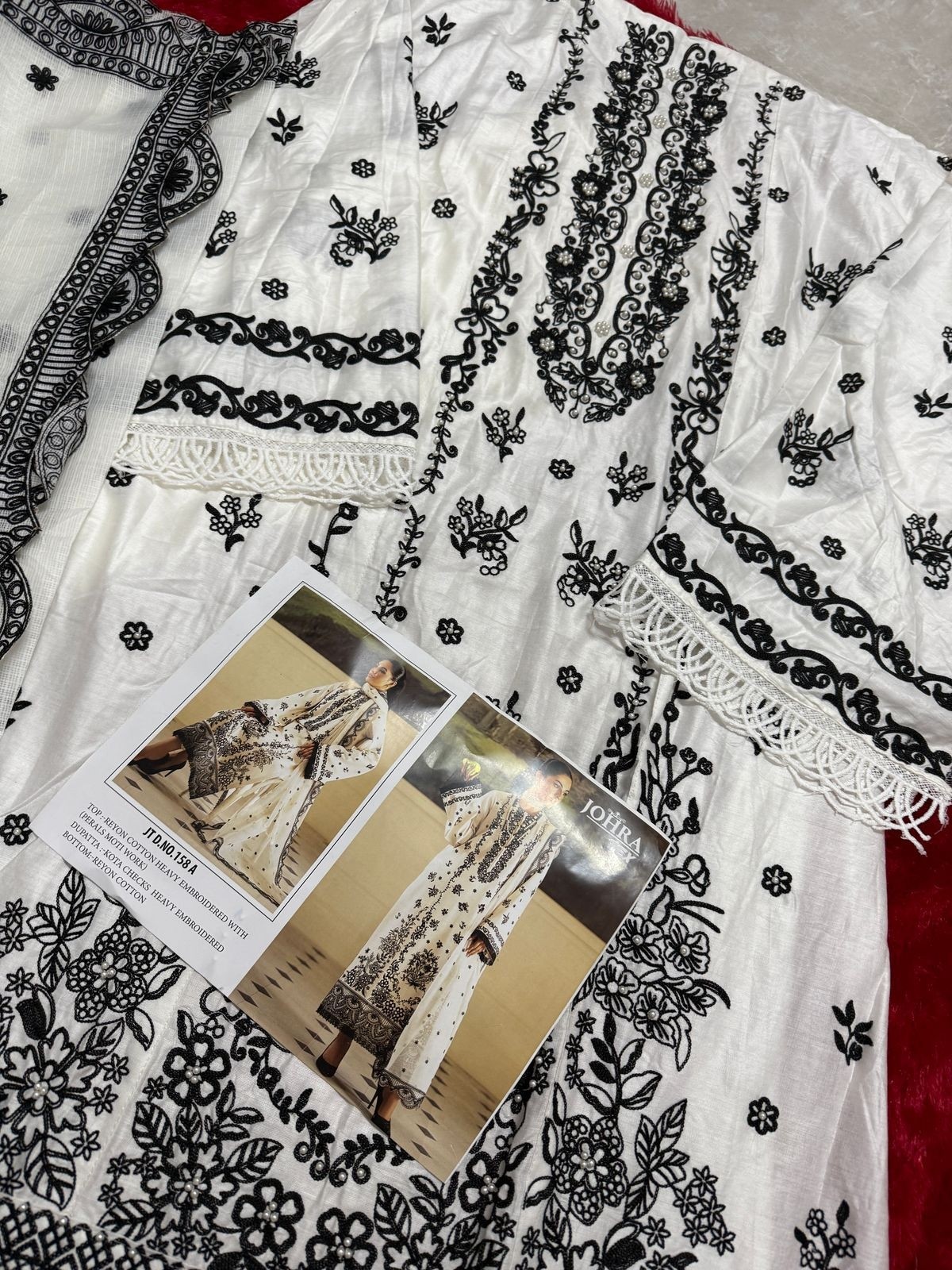 JOHRA TEX JT 158 DEALER WHOLESALE BUY PAKISTANI SUITS