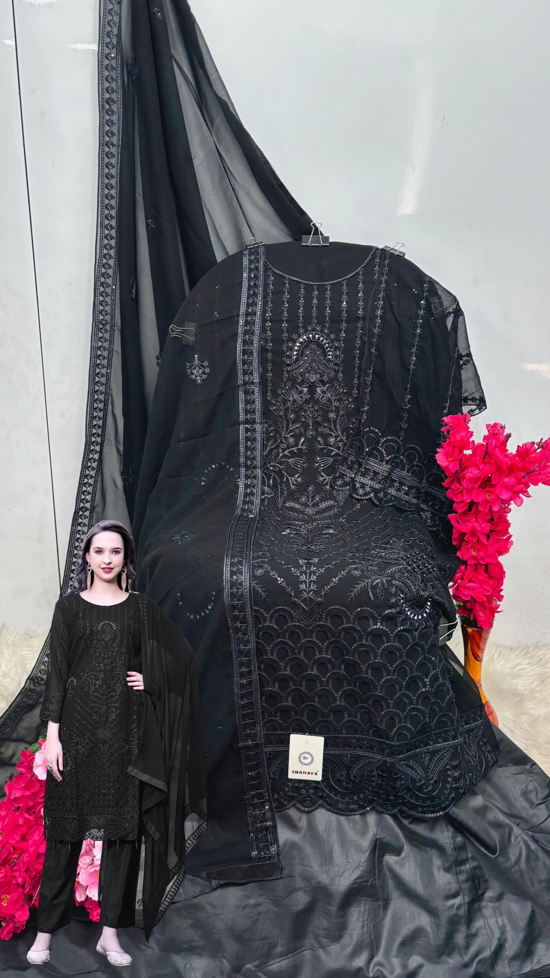 SHANAYA ROSE HAND CRAFT S 202 A B C D DEALER PAKISTANI SUITS BUY ONLINE