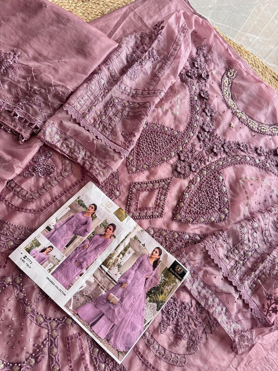 ZIAAZ DESIGNS 736 H PAKISTANI SUITS BUY DEALER
