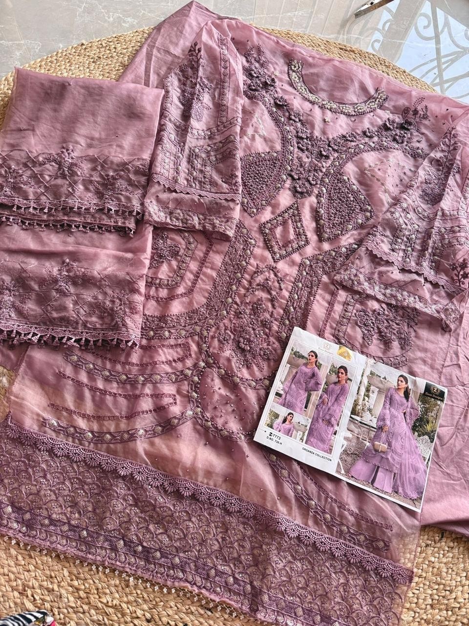 ZIAAZ DESIGNS 736 H PAKISTANI SUITS BUY DEALER