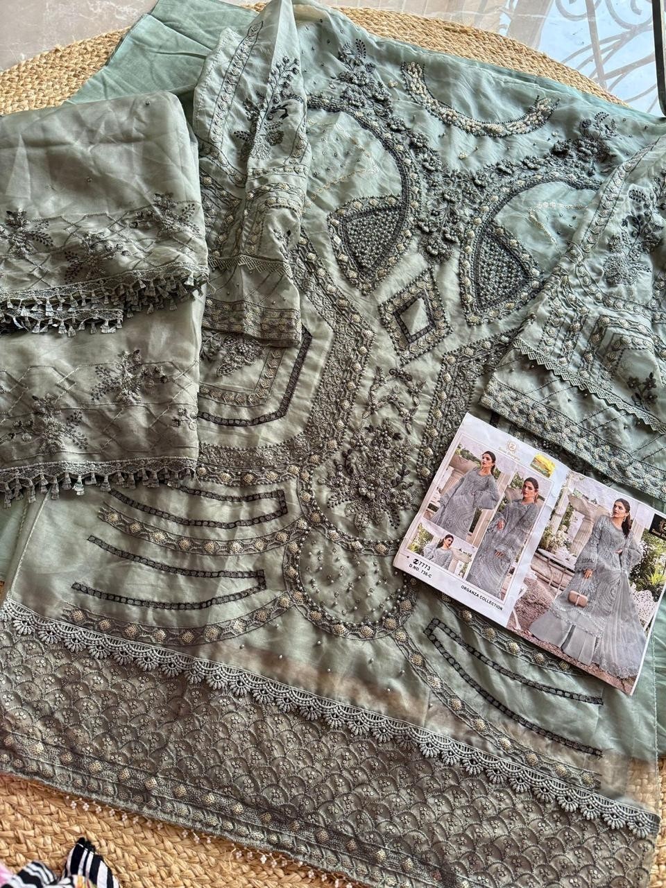 ZIAAZ DESIGNS 736 C DEALER PAKISTANI SUITS