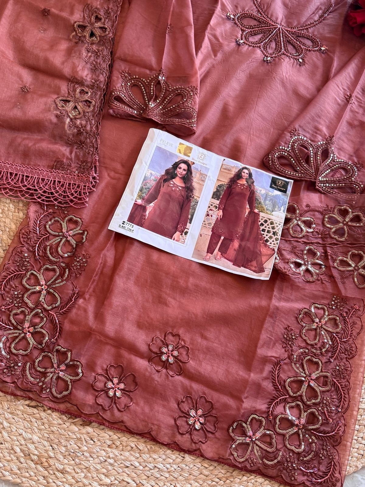 ZIAAZ DESIGNS 739 F PAKISTANI SUITS ONLINE SHOPPING BUY SURAT