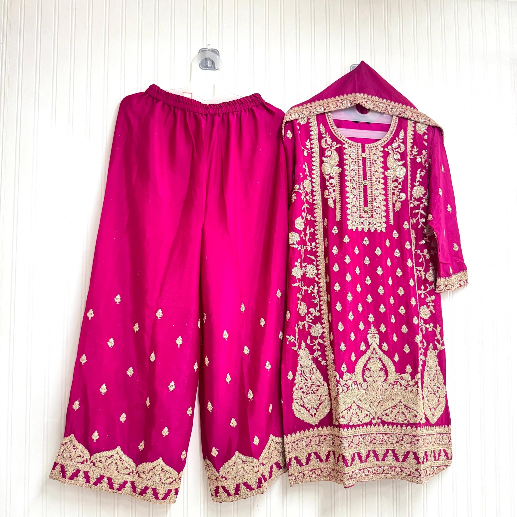 MUSHK MR 1014 A B C D PURE CHINON PAKISTANI SUITS
