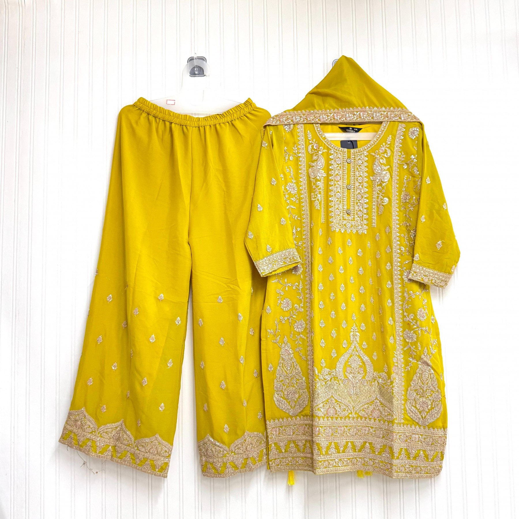 MUSHK MR 1014 A B C D PURE CHINON PAKISTANI SUITS