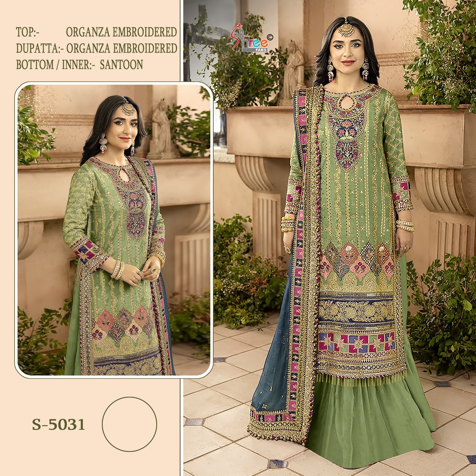 SHREE FABS S 5031 WHOLESALE PAKISTANI DRESSES