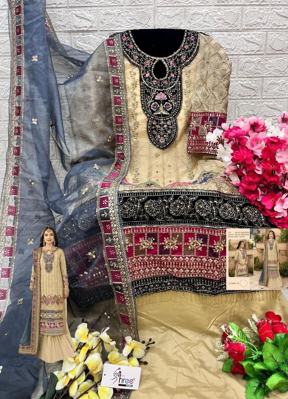 SHREE FABS S 5031 D WHOLESALE PAKISTANI DRESSES BUY INDIA