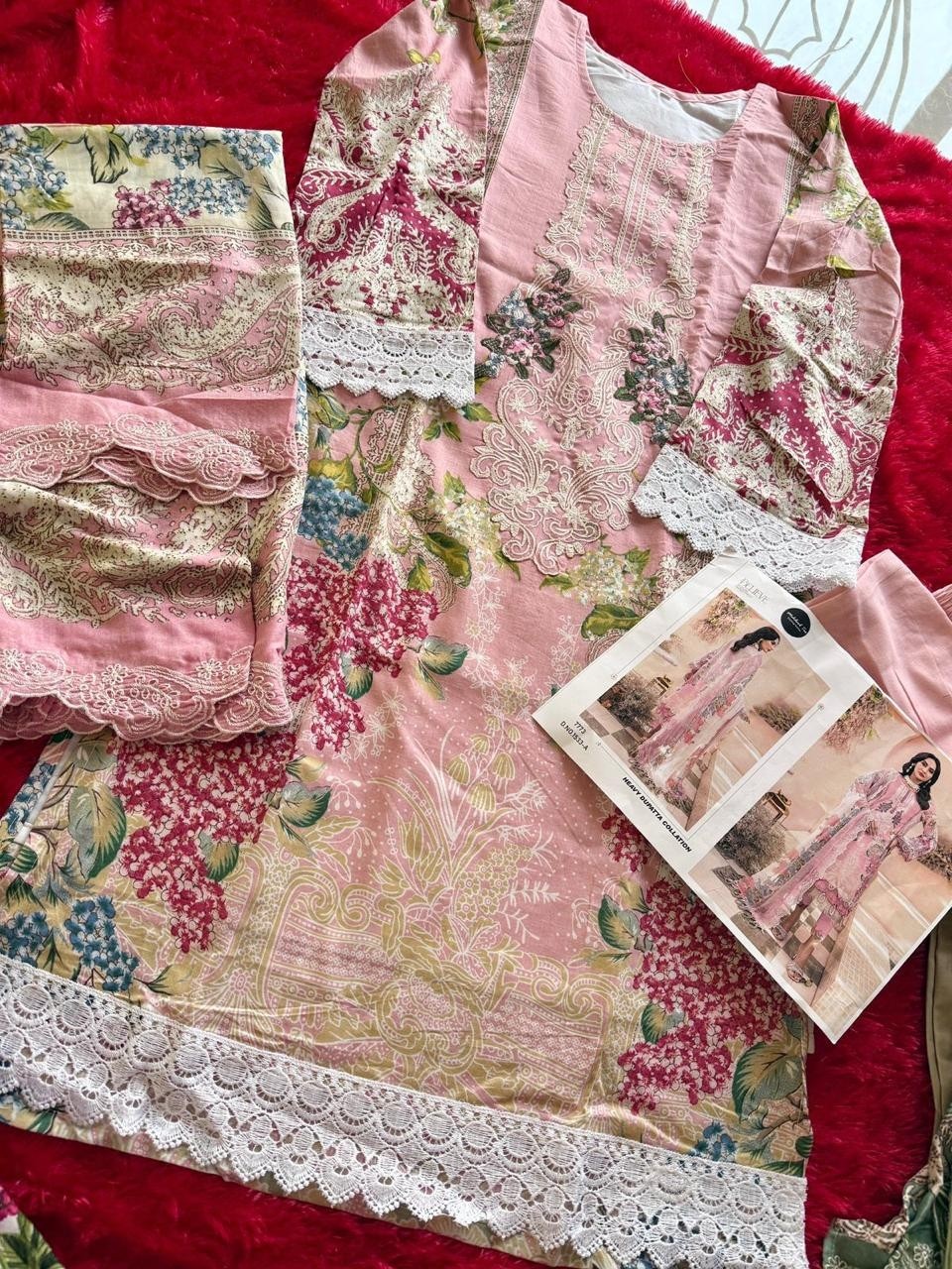 MEHBOOB TEX 1533 A B C PAKISTANI SUITS PURE COTTON