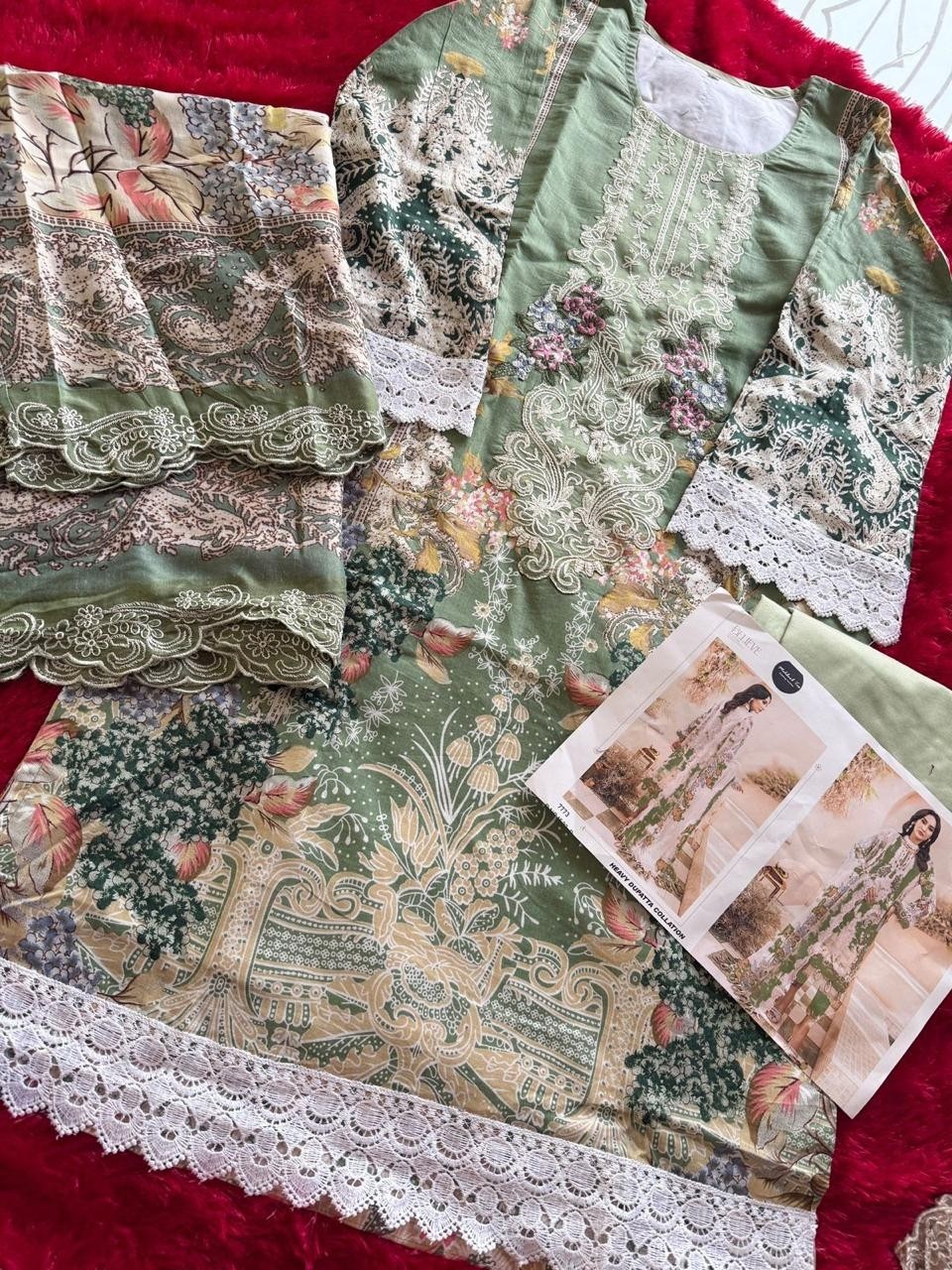 MEHBOOB TEX 1533 A B C PAKISTANI SUITS PURE COTTON