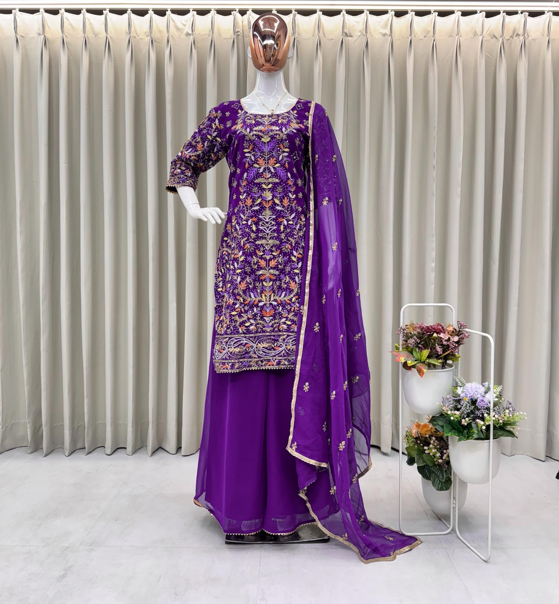 BHANDERI ENTERPRISE BE 314 READYMADE PAKISTANI DRESSES