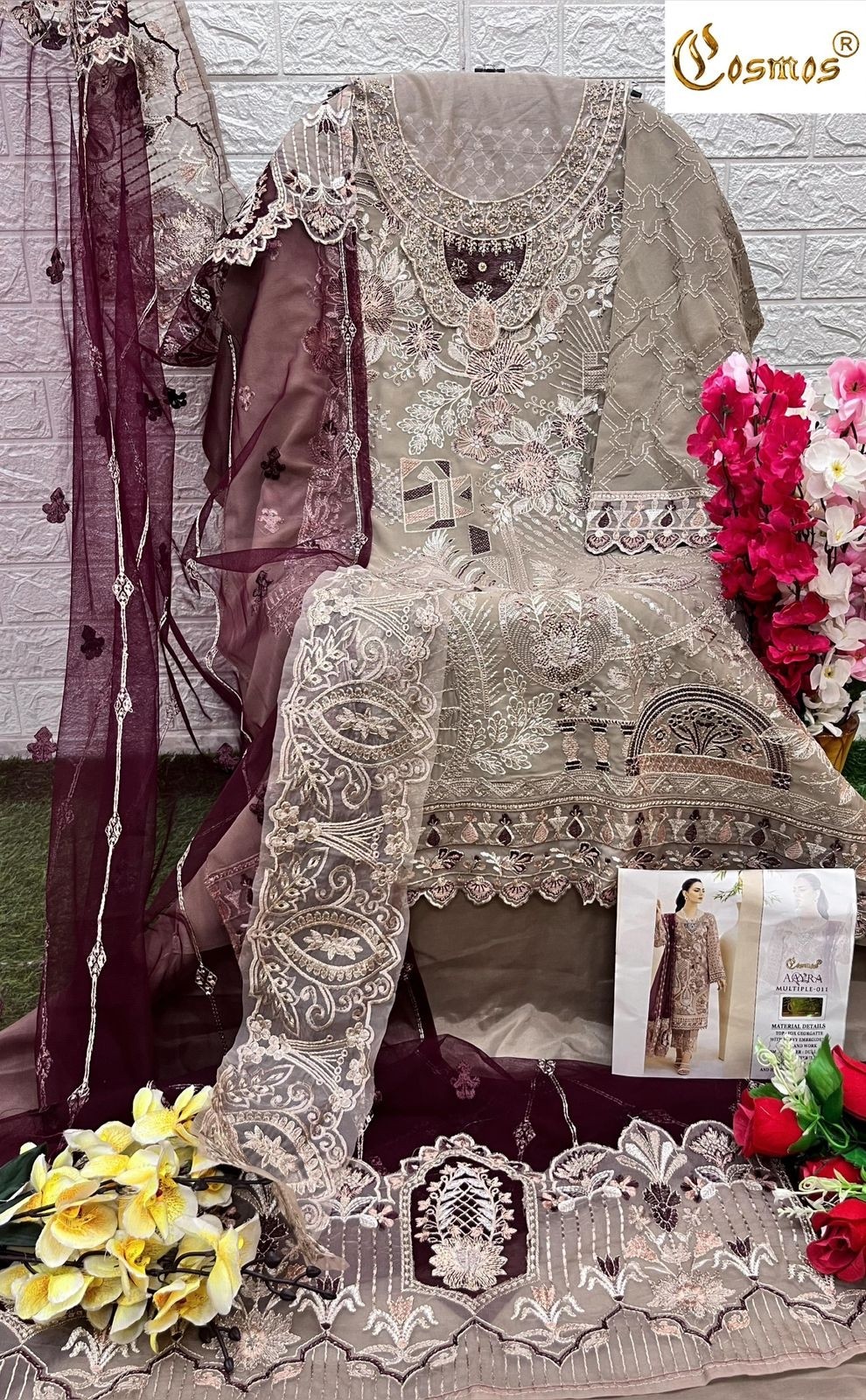 COSMOS AAYRA MULTIPLE 011 PAKISTANI LATEST DRESSES