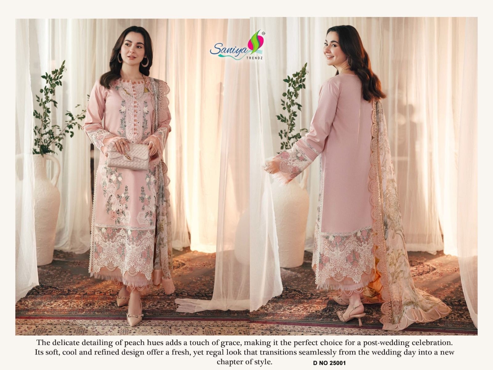 SANIYA TRENDZ 25001 25002 25003 25004 25005 OMBRE VOL 25 SINGLE PIECE PAKISTANI SUITS