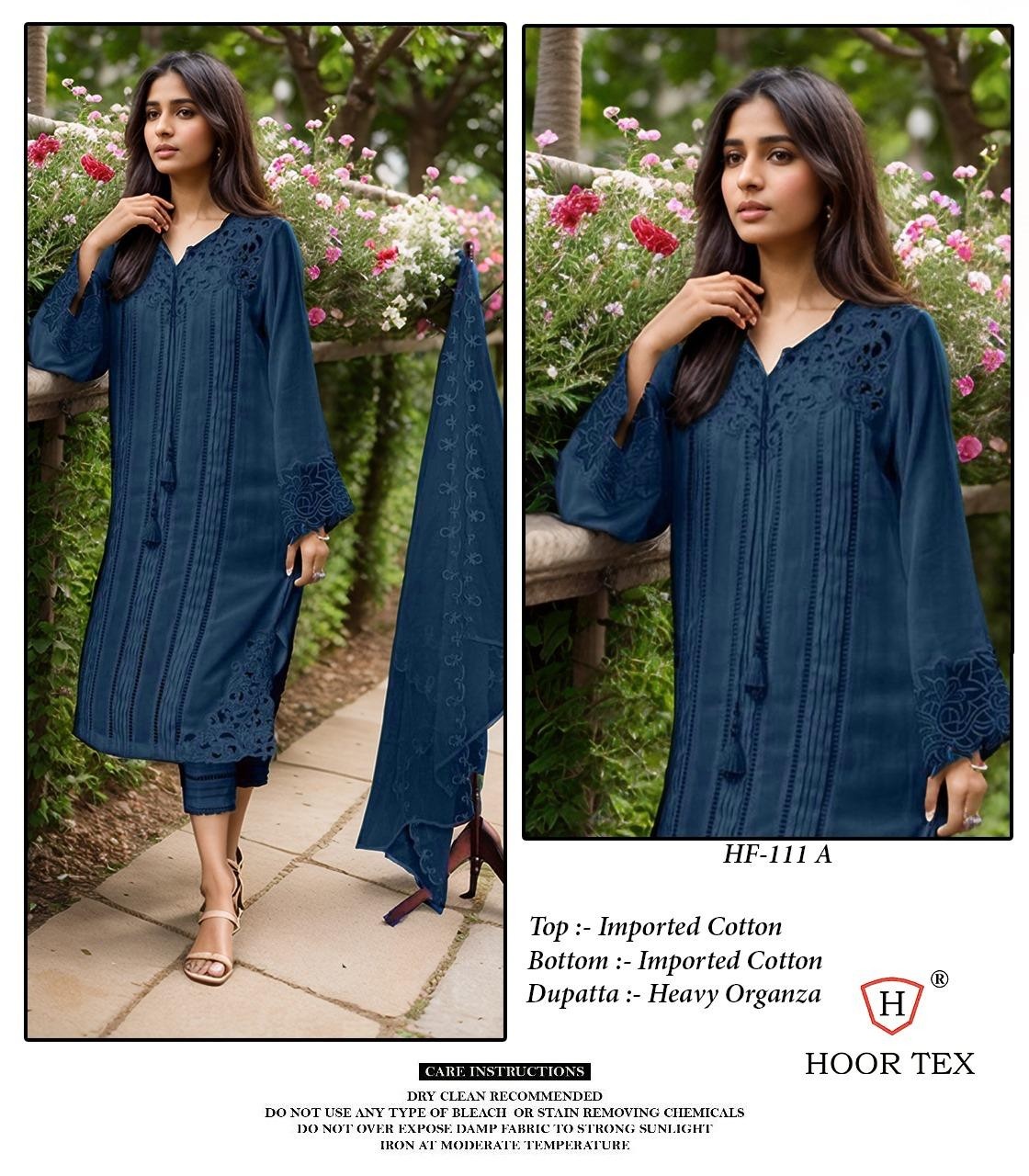 HOOR TEX HF 111 ABCDE PAKISTANI SUITS SINGLE BUY ONLINE