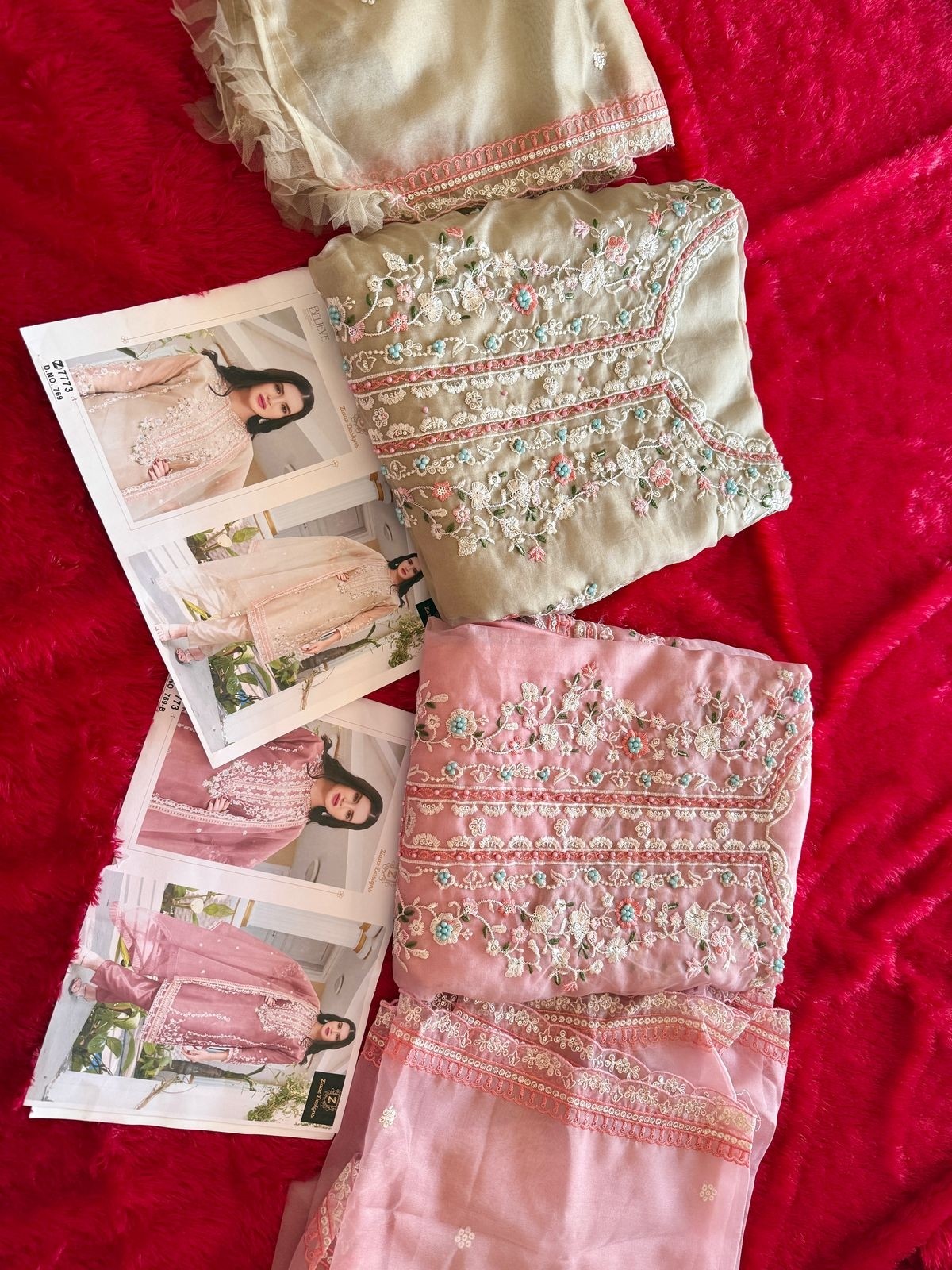 ZIAAZ DESIGNS 769 HIT DESIGN SALWAR SUITS SEMI STITCHED