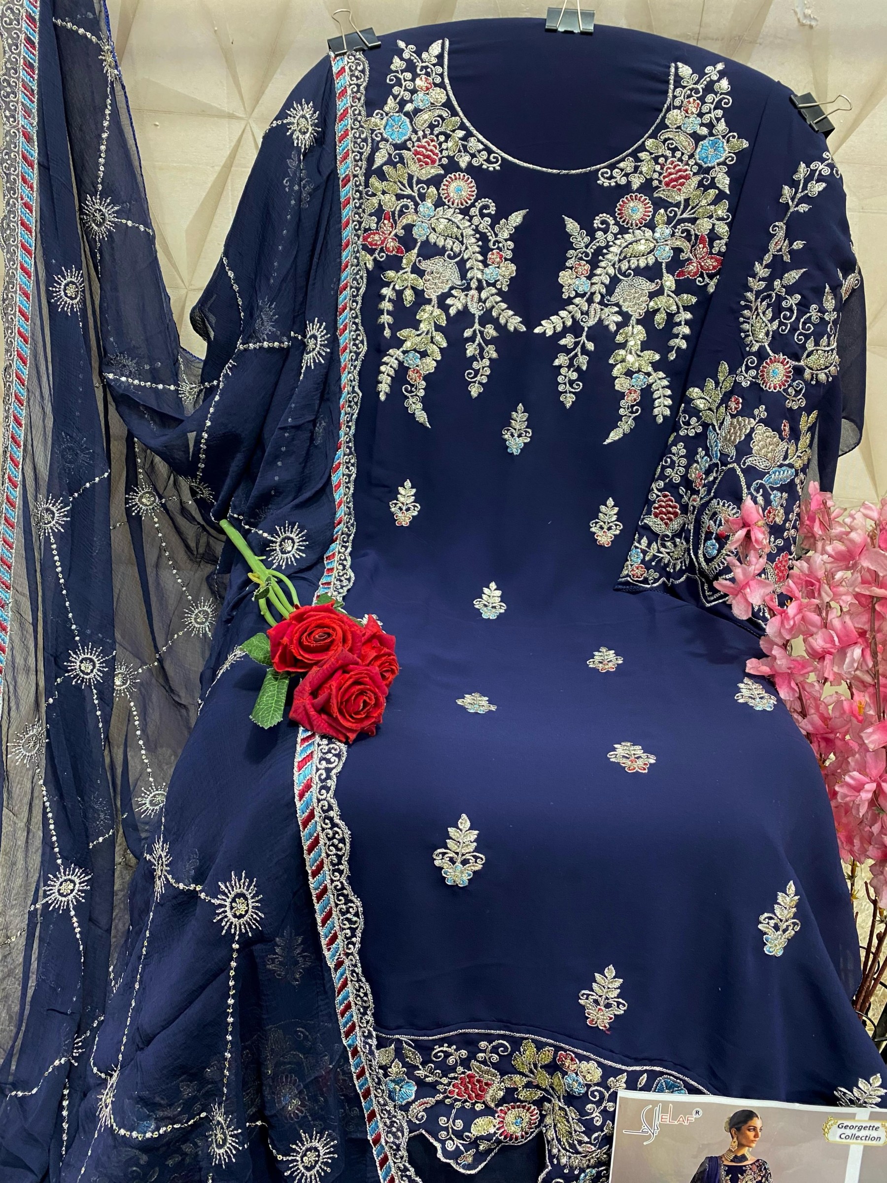 ELAF 194 GEORGETTE COLLECTION DEALER BUY SALWAR SUITS